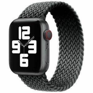 Black TG Braided Solo Loop Apple Watch Band