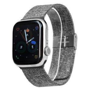 Grey TG Denim Buckle Band Apple Watch Band