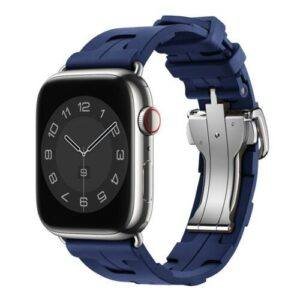 Deep Navy TG Deployment Buckle Band Apple Watch Band