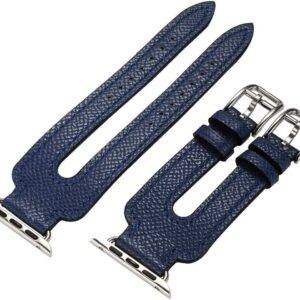 Blue TG Double Buckle Band Apple Watch Band